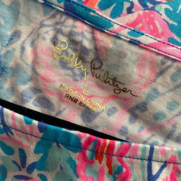 Lilly Pulitzer Treasure Trove Jodee Short Sleeve Tiered Twirl Dress - Picture 8 of 8